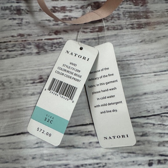 Natori Vivid Full Fit Contour Underwire Bra -  Rose Beige  731209 32C - Picture 4 of 6